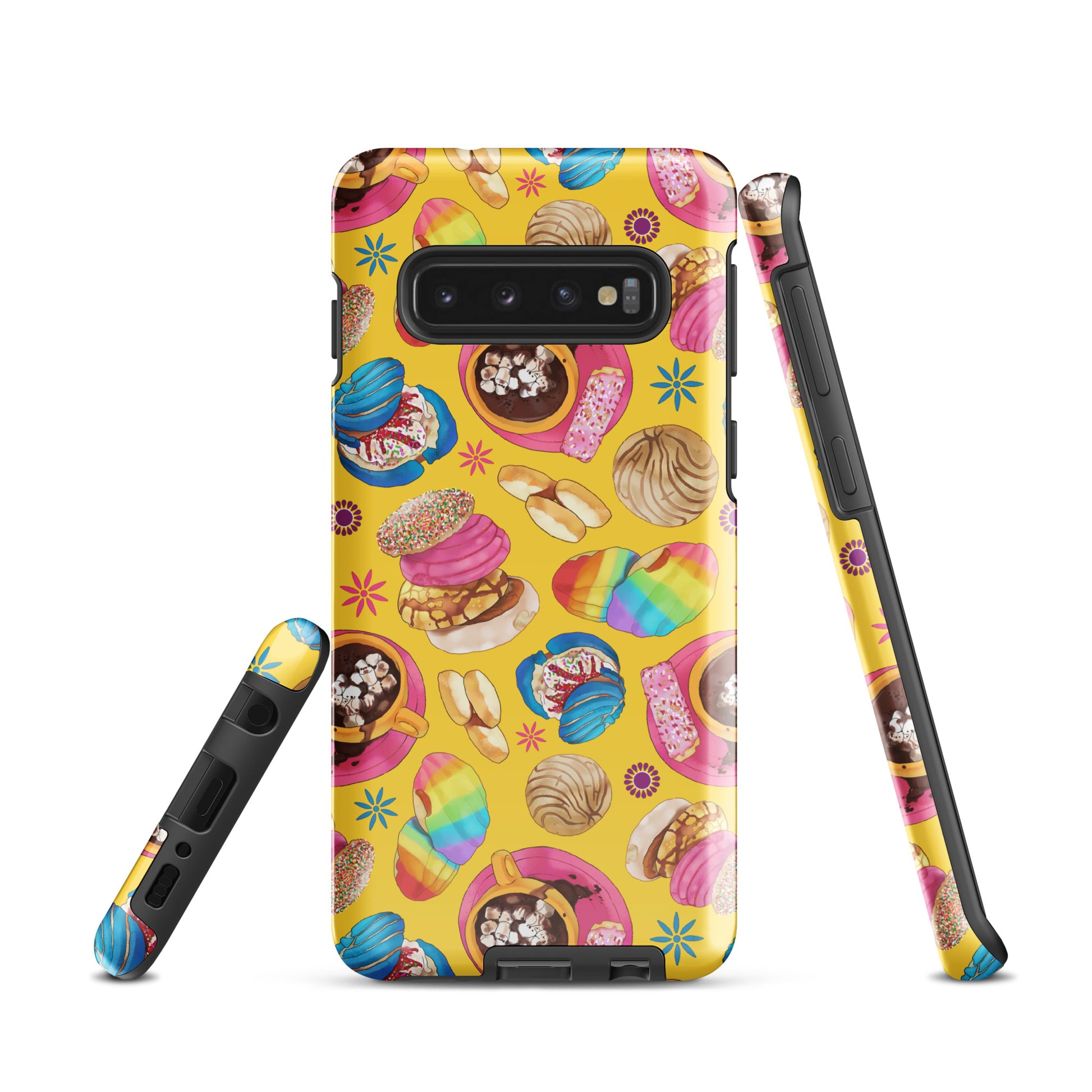 Protect your phone with style using the Pan Dulce Samsung® Tough Case, featuring vibrant, sweet designs and dual-layer durability.