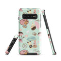 Stylish Parasol Bunny Samsung® Tough Case features cute bunnies and umbrellas, ensuring protection and durability.