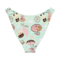 V-cut bikini bottom with whimsical animal prints and pastel colors, perfect for sunny beach days.