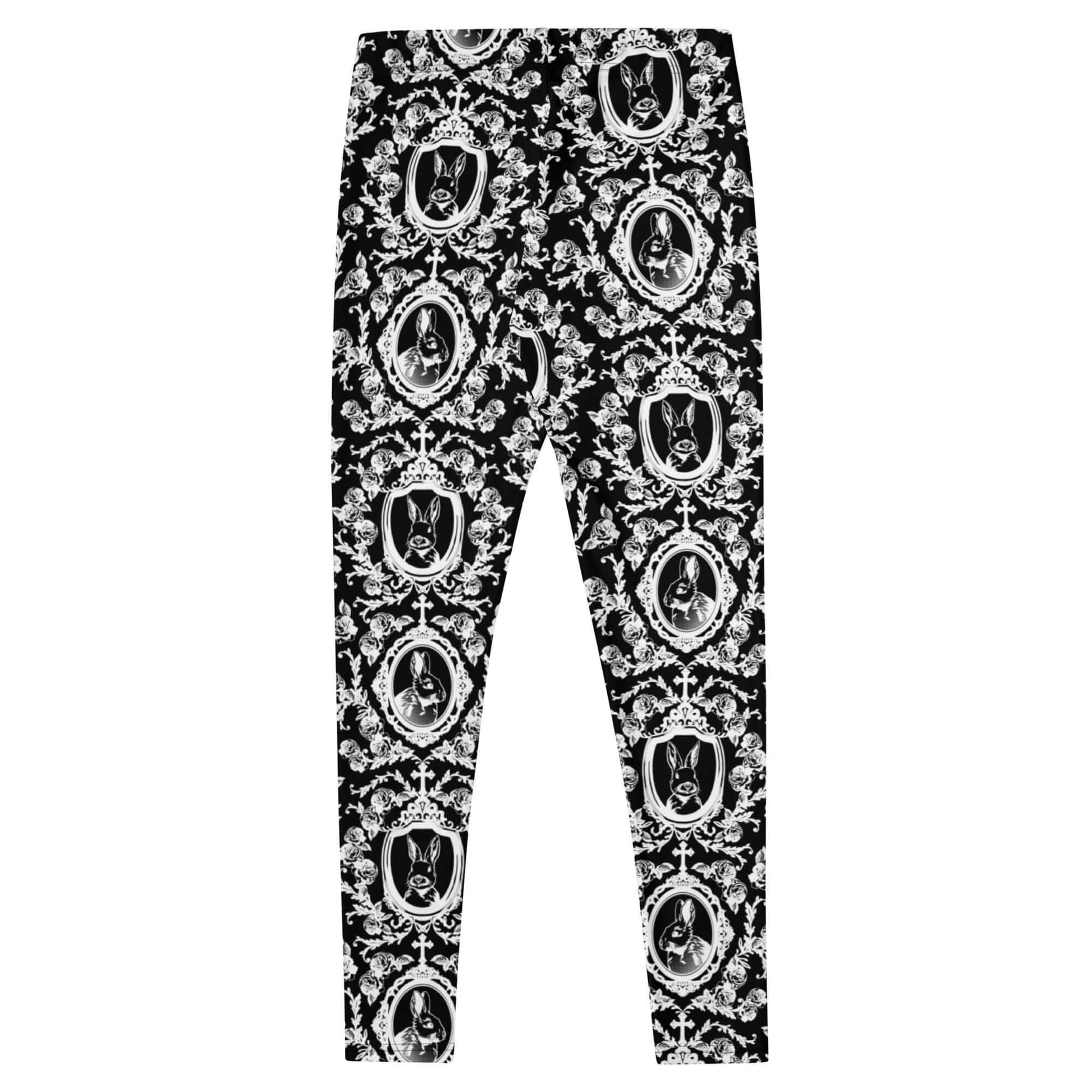 Stylish Queen's Beloved Bunny Leggings feature a regal bunny design, perfect for comfort and elegance.