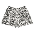 Stylish Queen's Beloved Kitty Athletic Short Shorts, perfect for lounging or running in comfort and elegance.