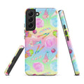 Colorful Rainbow Candy Samsung® Tough Case with durable design, perfect for protecting your phone stylishly.