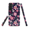 Sakura Samsung® Tough Case features a beautiful floral design, providing durability and protection for your phone.