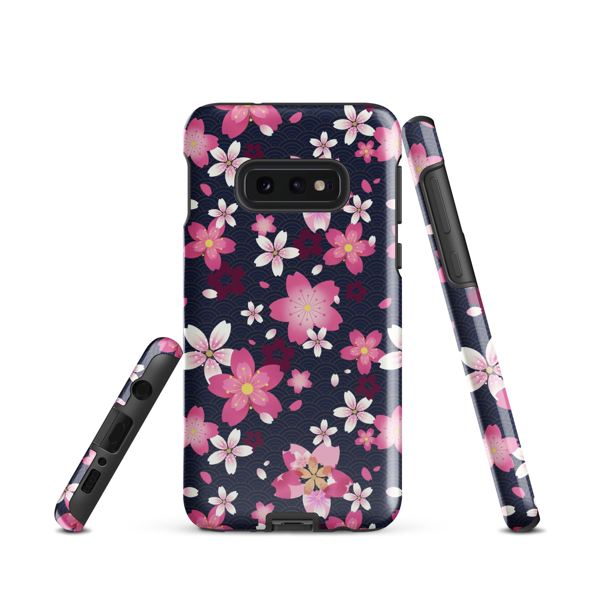 Sakura Samsung® Tough Case features a beautiful floral design, offering durability and protection for your phone.