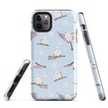 Stylish Snow Bird iPhone® Tough Case features a durable dual-layer design for ultimate protection and chic aesthetics.
