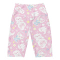Fluffy Snow Puppy Biker Shorts feature cute puppies, perfect for workouts or lounging in style and comfort.