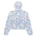 Lightweight and waterproof, the Snow Puppy cropped windbreaker features a playful design perfect for outdoor adventures.