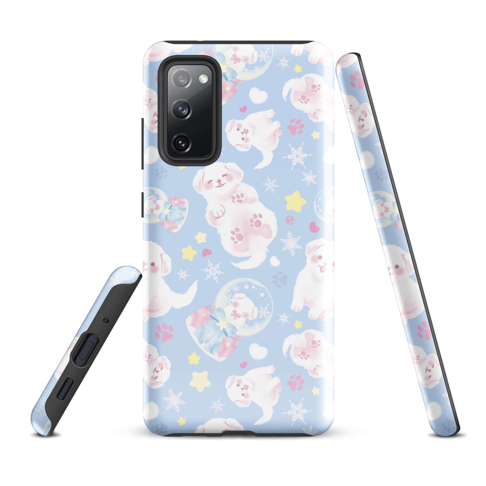 Stylish Snow Puppy Samsung® Tough Case with adorable puppy design offers durability and impact protection for your phone.