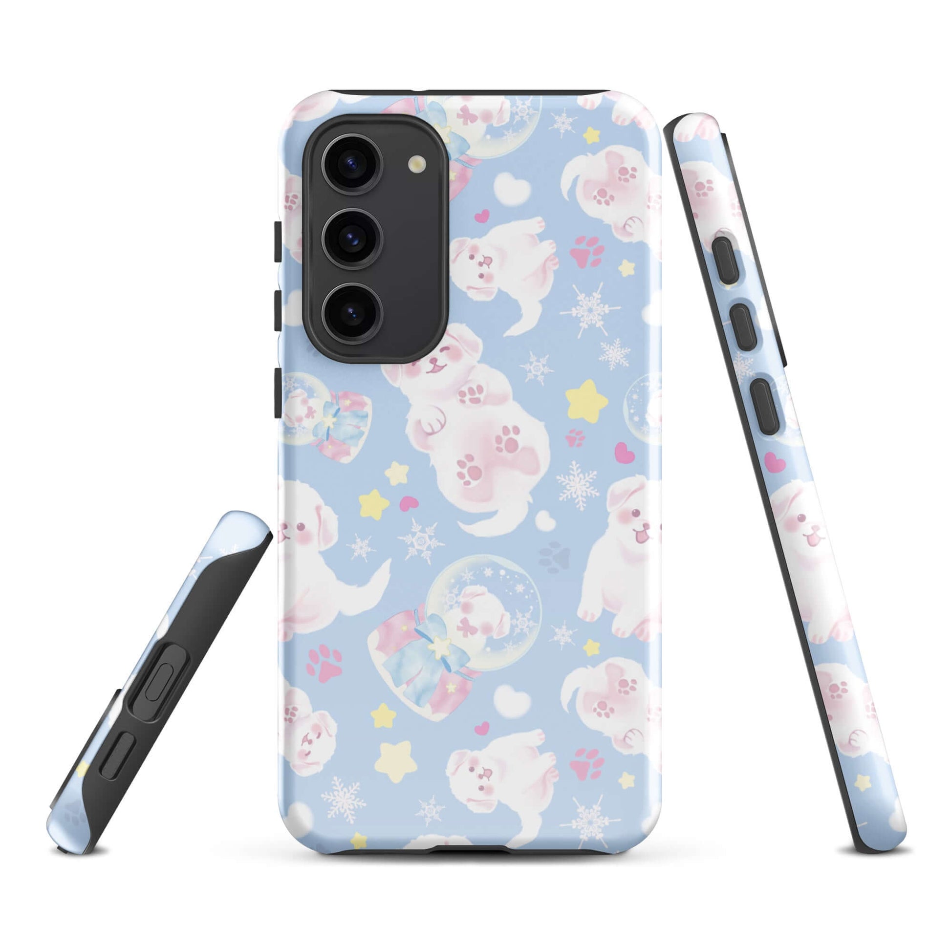Snow Puppy Samsung® Tough Case features a cute design, providing durable protection for your phone against bumps and scratches.