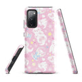 Stylish Snow Puppy Samsung® Tough Case featuring cute puppy prints, offering durable protection for your phone.