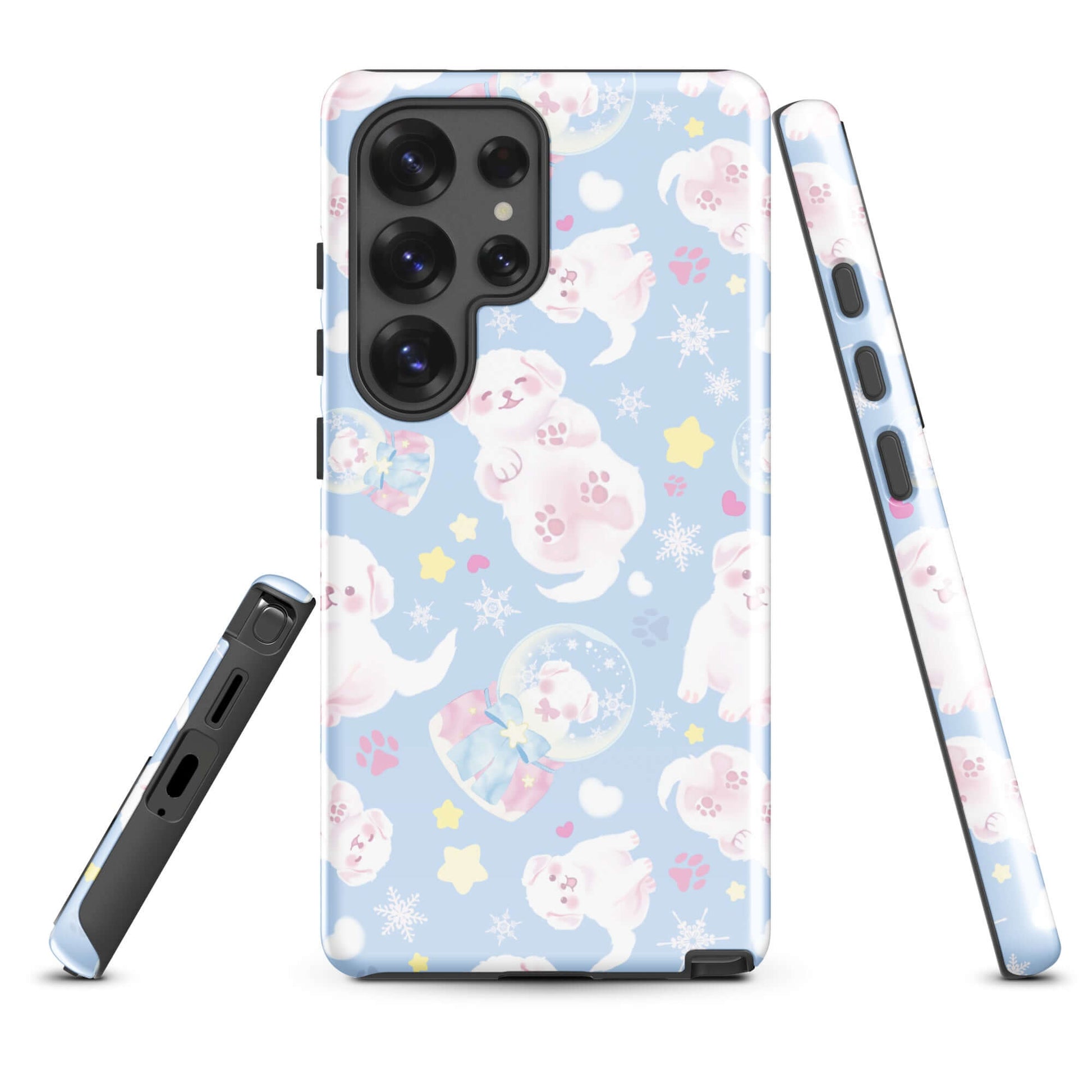 Snow Puppy Samsung® Tough Case features a cute design, providing durability and protection for your phone.