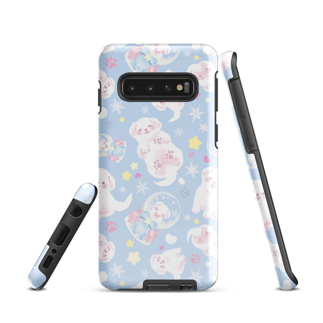 Snow Puppy Samsung® Tough Case features a playful design, ensuring style and protection for your phone.