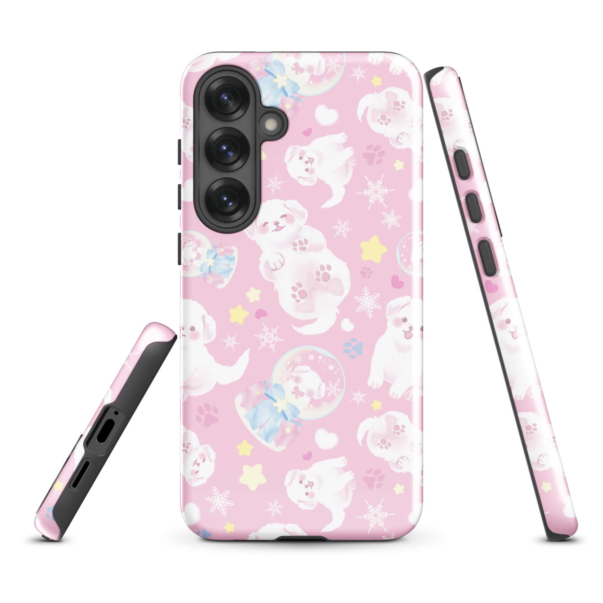 Protect your phone in style with the Snow Puppy Samsung® Tough Case, featuring adorable puppy designs and sturdy materials.