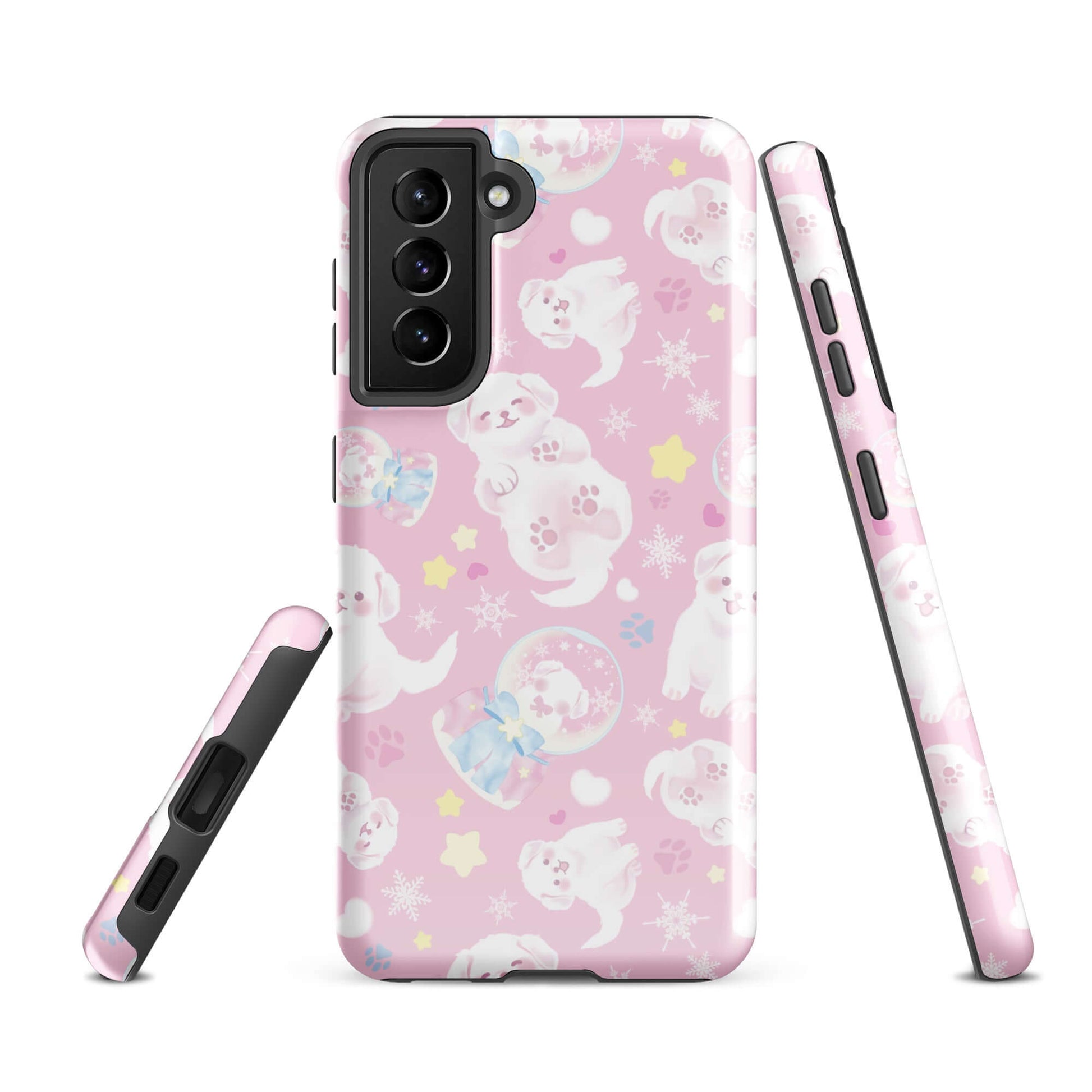Protect your Samsung with the Snow Puppy Samsung® Tough Case, featuring adorable puppy patterns for a stylish look.