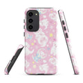 Stylish Snow Puppy Samsung® Tough Case features adorable puppies and offers durable, shock-absorbing protection.