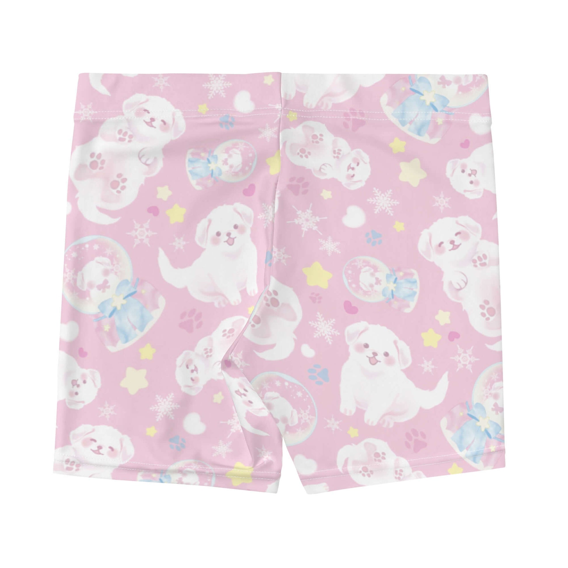 Fluffy and fun, the Snow Puppy Shorts feature adorable puppies, perfect for a playful workout look.