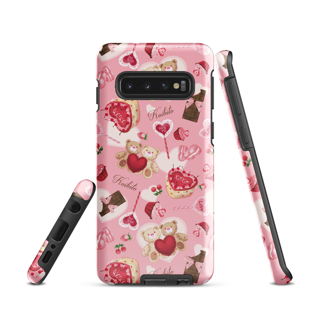 Stylish Sugar Sweetheart Samsung® Tough Case featuring adorable candy designs, offering durability and impact protection.
