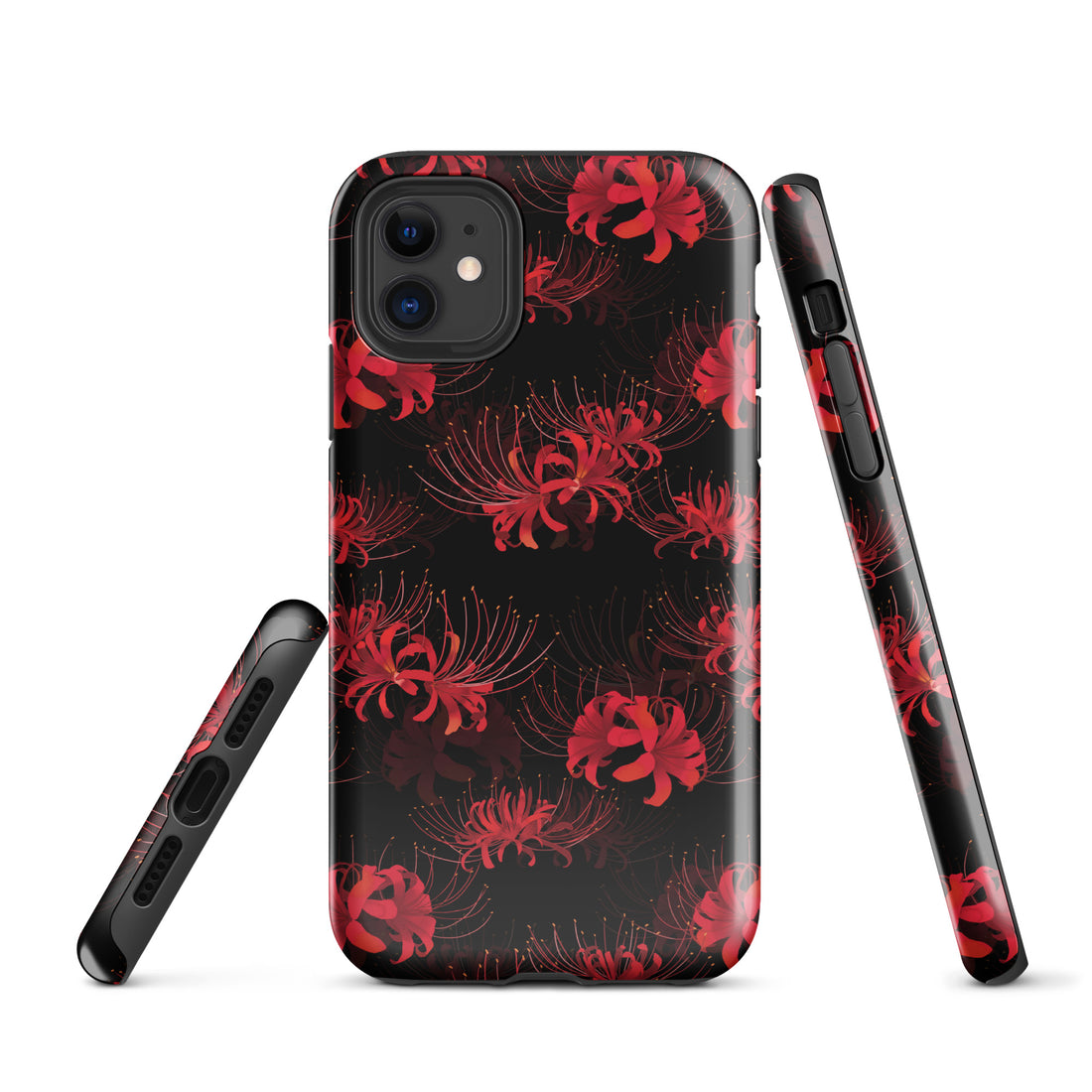 Stylishly protect your phone with the Higanbana iPhone® Tough Case, featuring a floral design and durable construction.