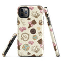 Stylish Royal Cookie iPhone® Tough Case featuring a chic cookie design for durable, year-round protection.