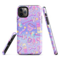 Protect your phone in style with the Glitter Gains iPhone® Tough Case featuring a vibrant, trendy design.