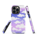 Stylish Cloudy Sky iPhone® Tough Case with dual-layer protection for safety and fashion in every season.