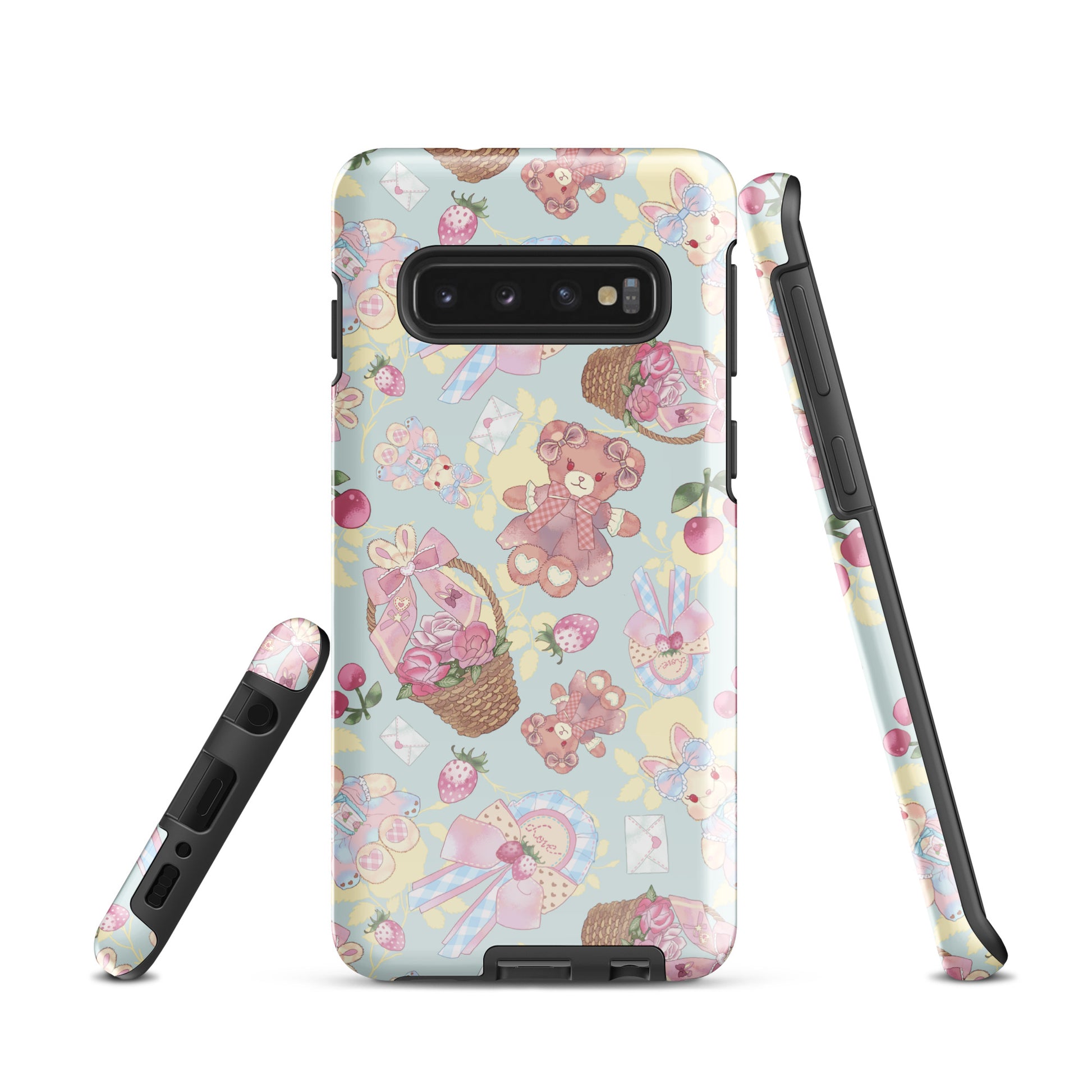 Stylish Sweet Teddy Samsung® Tough Case with durable, impact-resistant design for optimal phone protection.