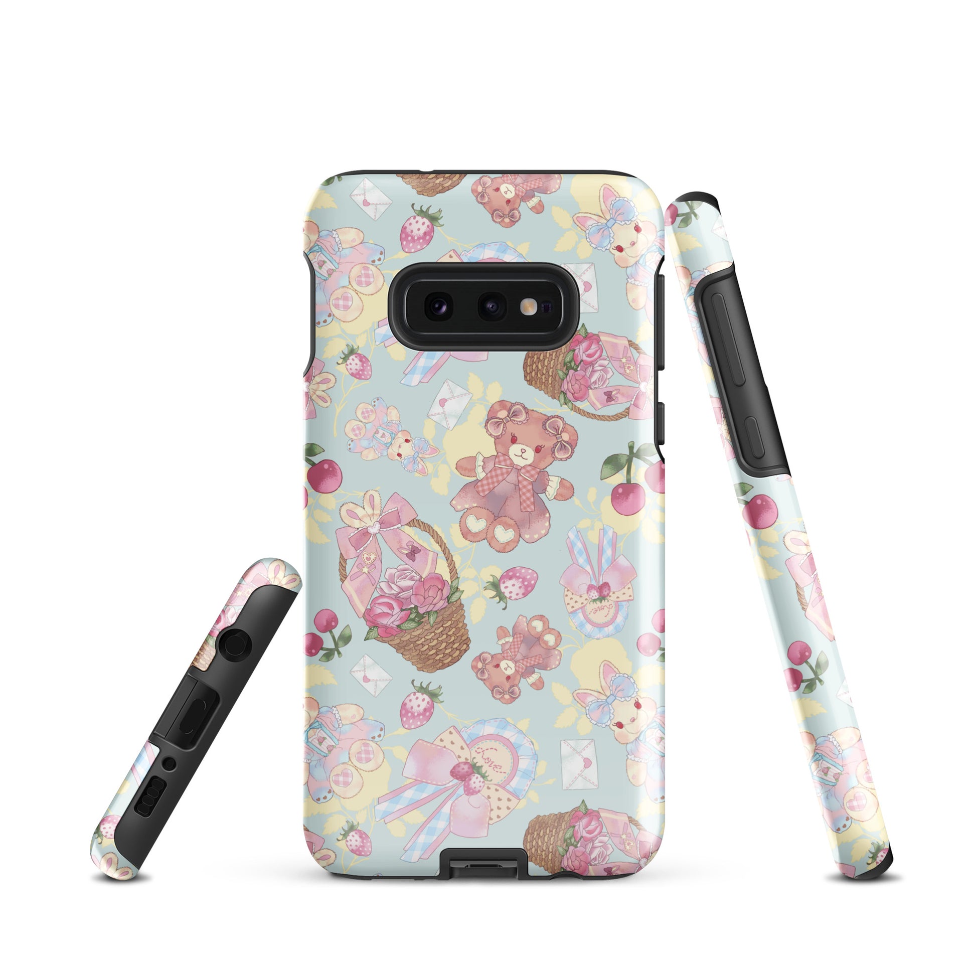 Protect your phone in style with the Sweet Teddy Samsung® Tough Case, featuring a charming teddy bear design.