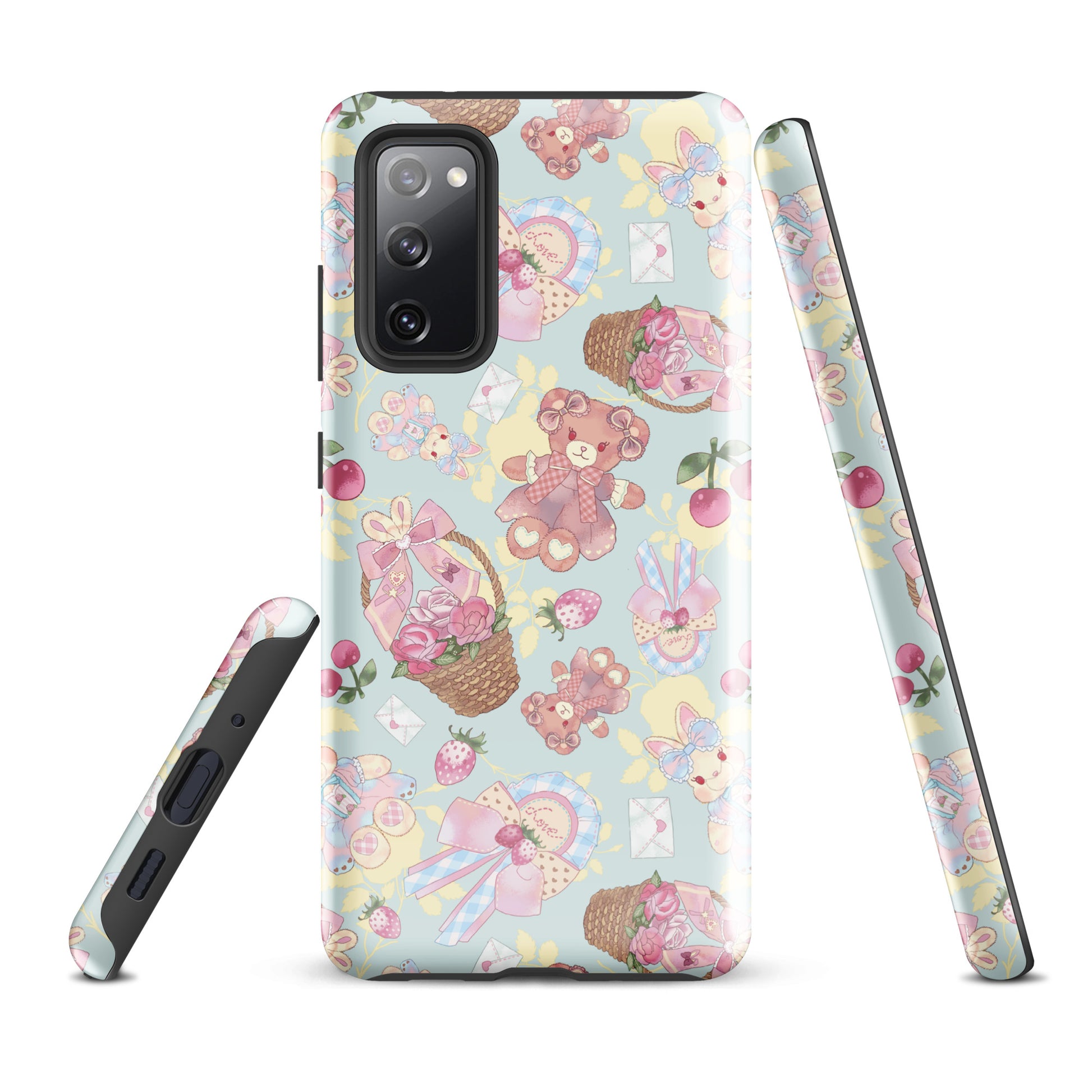 Colorful Sweet Teddy Samsung® Tough Case features a playful teddy bear design, providing stylish protection for your phone.