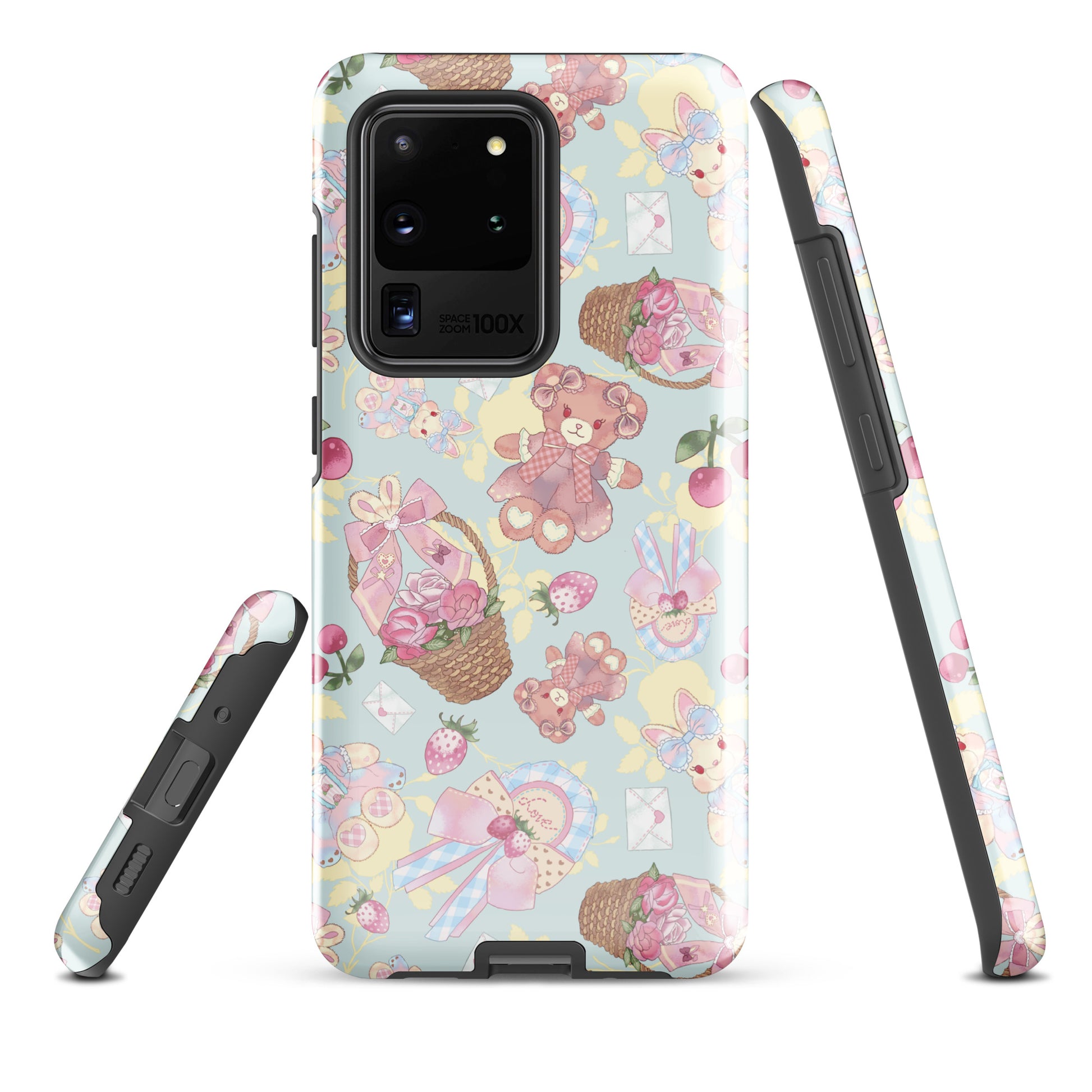Sweet Teddy Samsung® Tough Case features a charming teddy bear design, providing stylish protection for your phone.