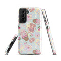 Sweet Teddy Samsung® Tough Case features a cute teddy bear design, offering stylish protection for your phone.