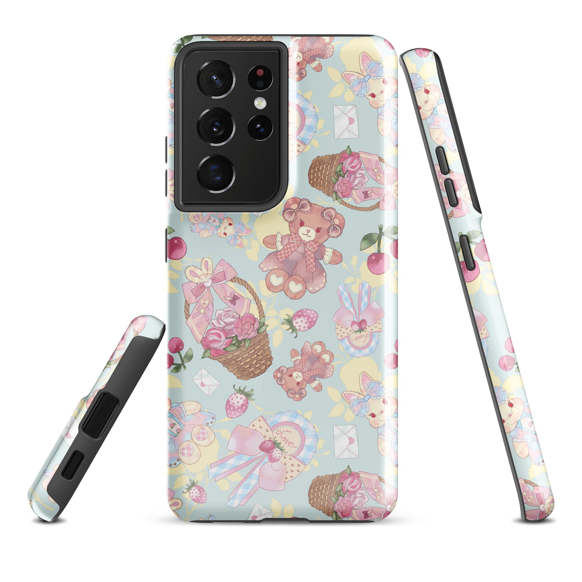 Stylish Sweet Teddy Samsung® Tough Case featuring adorable teddy bear designs for optimal protection and style.