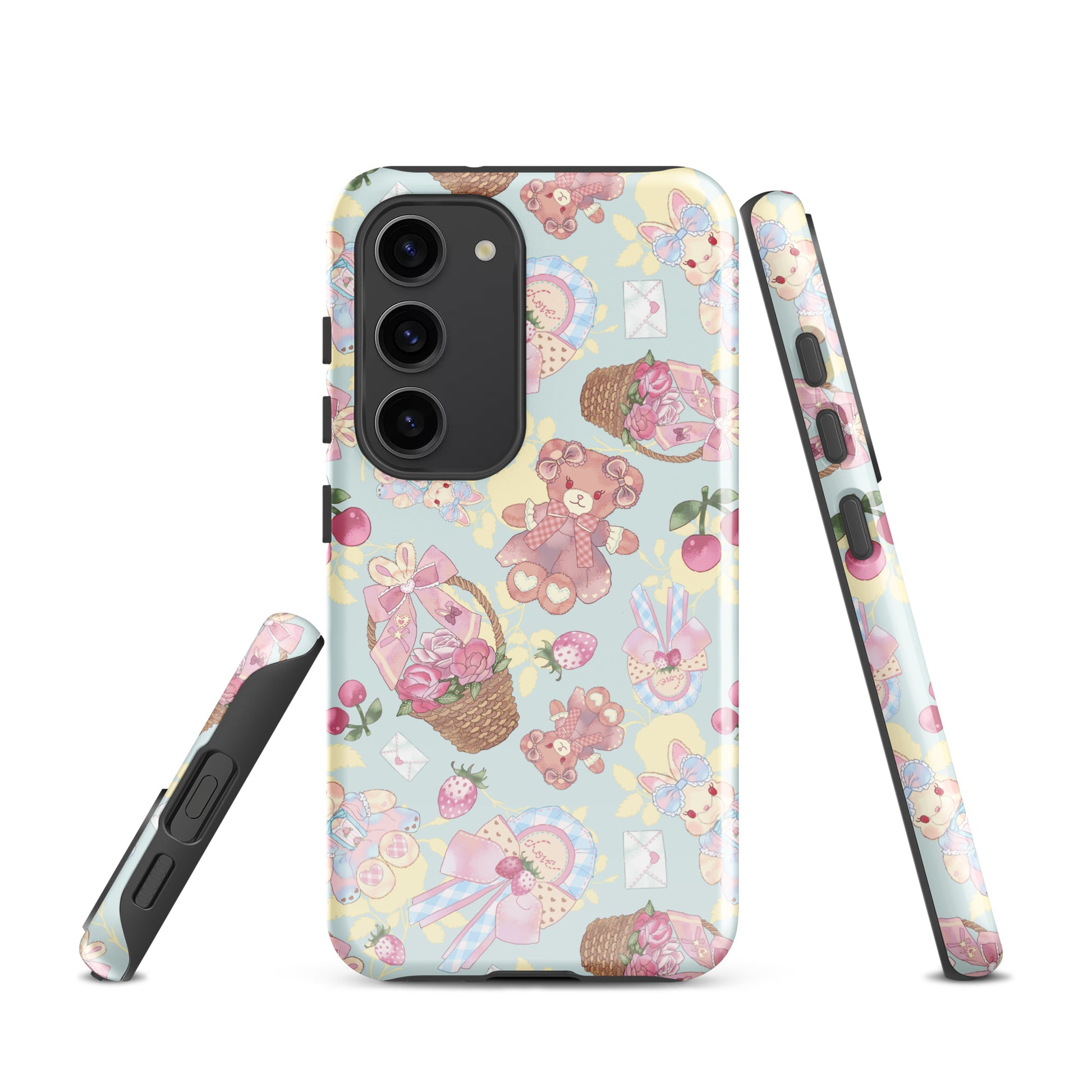 Protect your phone with the stylish Sweet Teddy Samsung® Tough Case, featuring a cute teddy bear design and dual-layer durability.