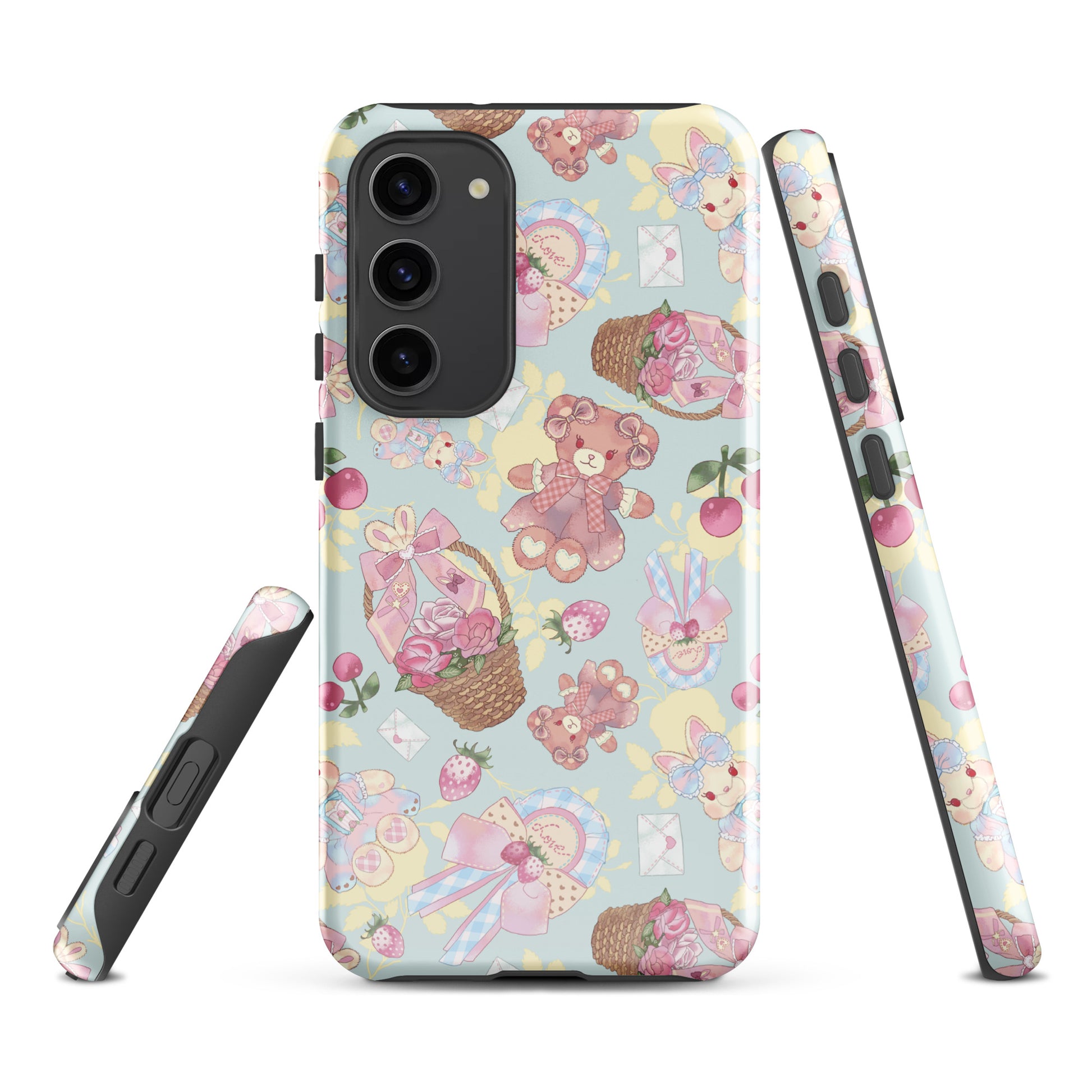 Sweet Teddy Samsung® Tough Case features a cute teddy bear design, ensuring protection and style for your Galaxy S23 Plus.