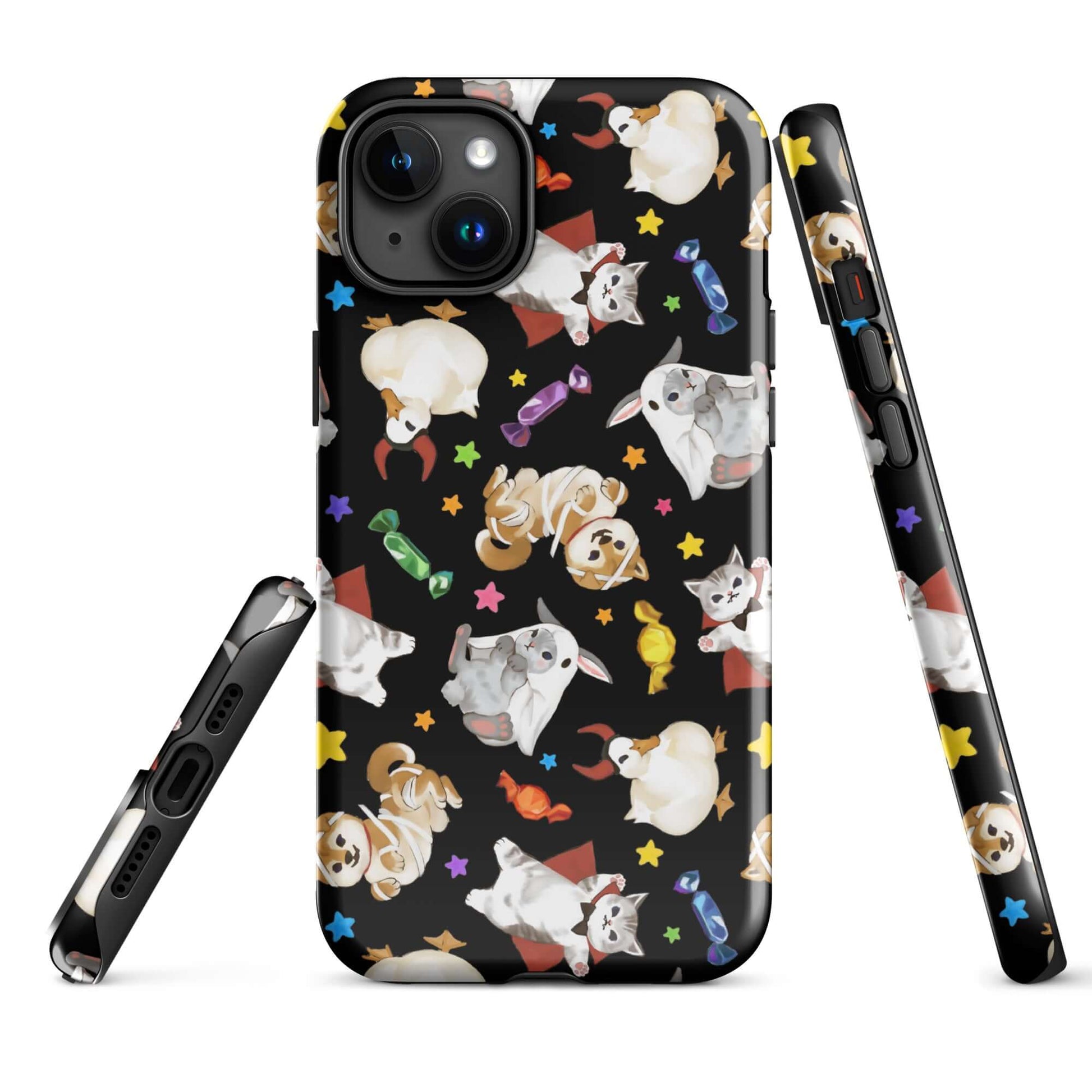 Trick or Treaters iPhone® Tough Case features a fun, colorful design while offering durable, impact-resistant protection.