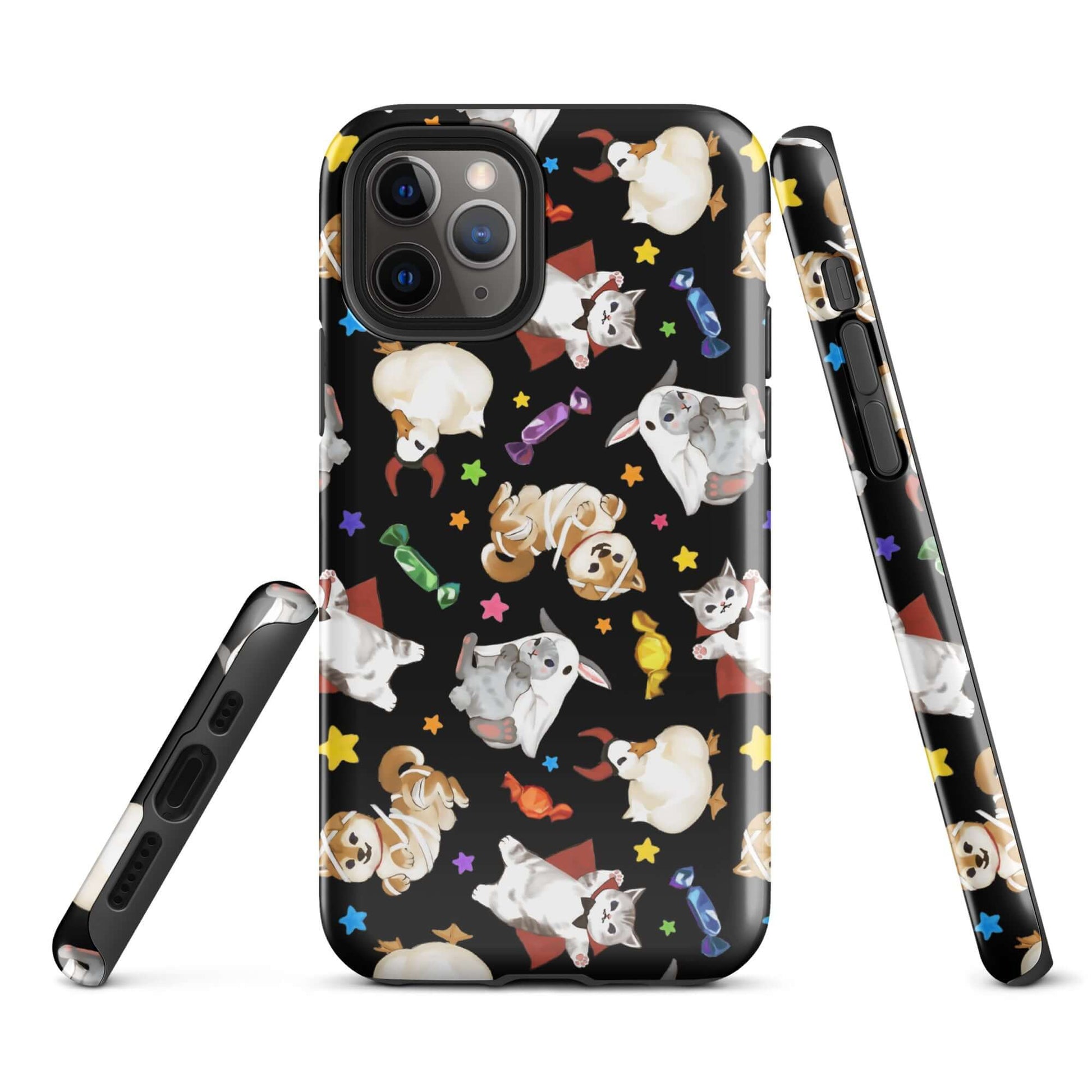 Protect your phone stylishly with the Trick or Treaters iPhone® Tough Case, featuring a fun, durable design.