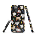 Trick or Treaters iPhone® Tough Case features playful designs, offering stylish protection for your device all year round.