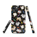 Trick or Treaters iPhone® Tough Case features a fun design, offering durable protection and style for your phone.