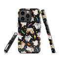 Stylish Trick or Treaters iPhone® Tough Case offers durable protection with a colorful, fun design for year-round safety.
