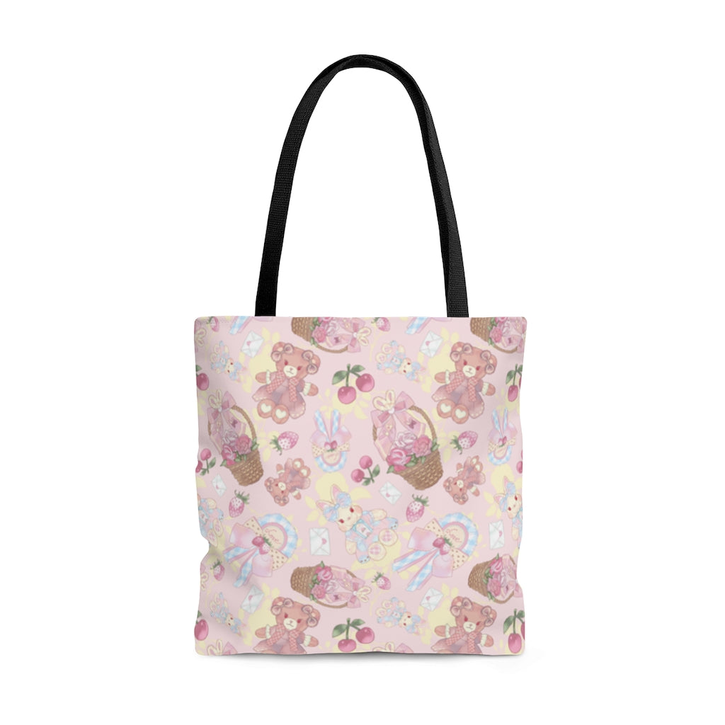 Sweet Teddy Tote Bag (Pink) | Koibito Clothing.