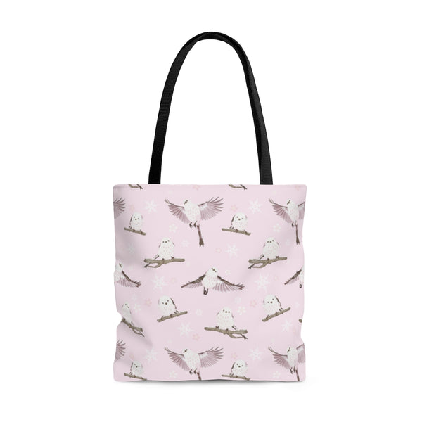 Snow Bird Tote Bag (Pink)