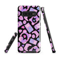 Gamer Girl Samsung® Tough Case features a colorful design with gaming accessories, perfect for stylish protection.