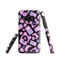 Stylish Gamer Girl Samsung® Tough Case features cute gaming designs, ensuring protection with a durable, shock-absorbing build.