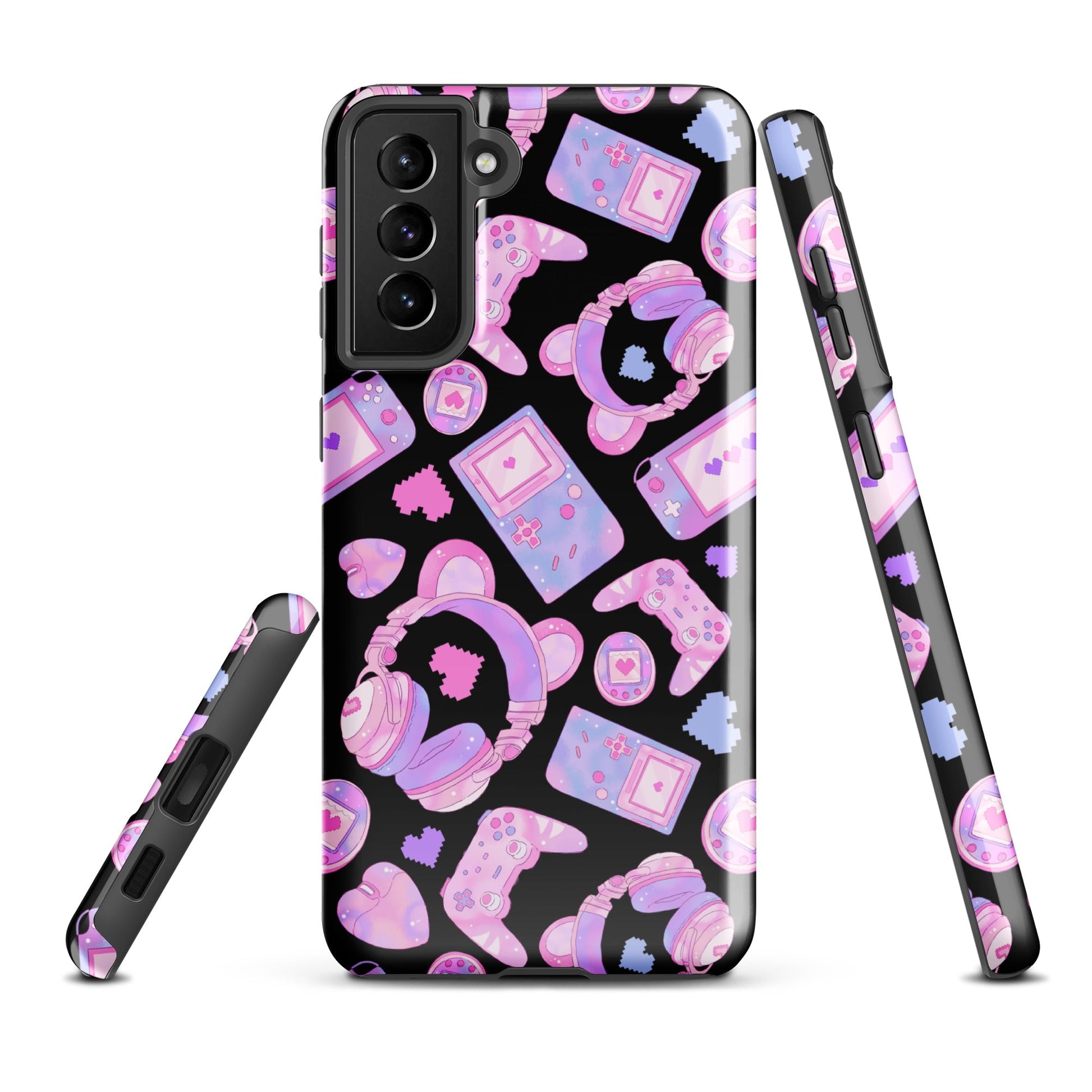 Gamer Girl Samsung® Tough Case features vibrant gaming designs, ensuring style and protection for your device.