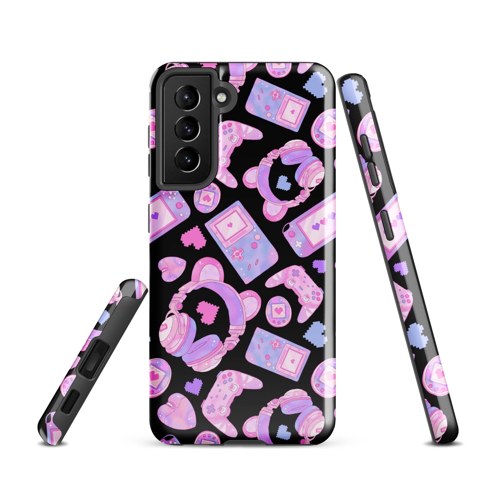 Stylish Gamer Girl Samsung® Tough Case features vibrant gaming designs for ultimate protection and style.