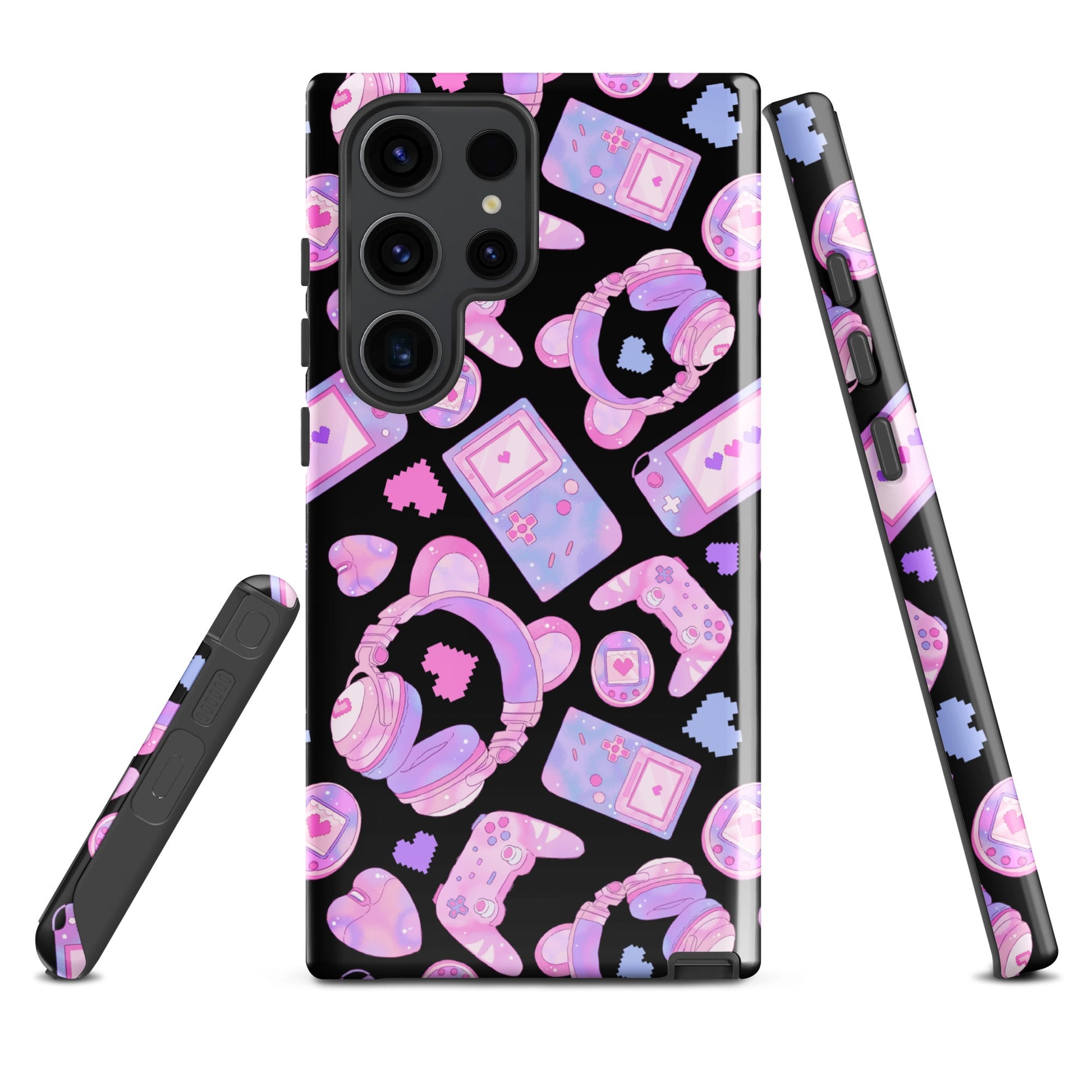 Gamer Girl Samsung® Tough Case featuring a vibrant design, offering durable protection for your phone against bumps.