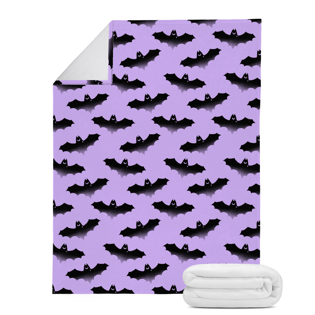 Morrigan Blanket (Black/Purple) | Koibito Clothing.