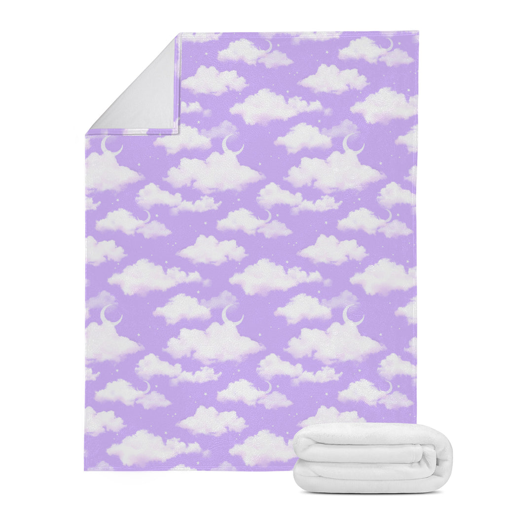 Cloudy Sky Blanket (Lavender) | Koibito Clothing.