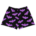 Stylish Aensland Athletic Short Shorts feature a playful bat design, perfect for workouts or casual outings.