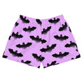 Aensland Athletic Short Shorts feature a playful bat print, perfect for showing off your dark side at the gym.