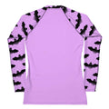 Aensland Rash Guard features a stylish bat print, ideal for active wear and sun protection during sports.
